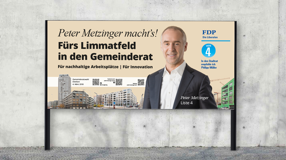 Kampagne Fürs Limmatfeld in den Gemeinderat